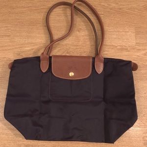 Longchamp small purple le pillage shoulder bag
